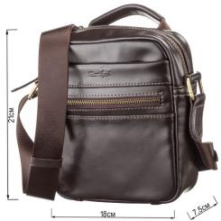 Сумка Shvigel Шкіряна Коричнева Фото 2