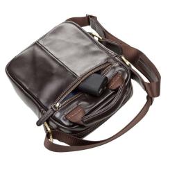 Сумка Shvigel Шкіряна Коричнева Фото 6