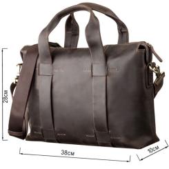 Сумка Shvigel Кожаная Коричневая Фото 2