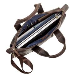 Сумка Shvigel Кожаная Коричневая Фото 5