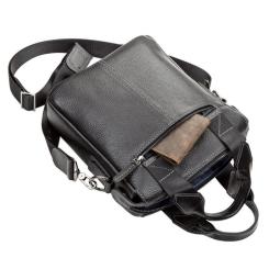 Сумка Shvigel Кожаная Черная Фото 6