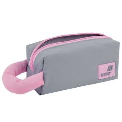 Пенал Kite 2703-2 сіро-рожевий Фото 4