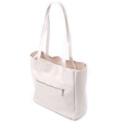 Сумка Shvigel Шоппер из натуральной кожи Бежевая Фото 1