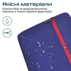 Чехол для ноутбука Promate 11" Portfolio-S Blue Фото 6