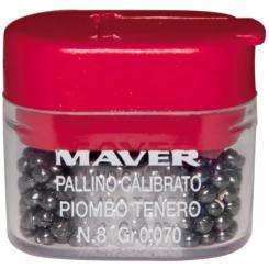 Грузило Maver набір Pallini Supercalibrati Teneri 3/0 (0.475g) Фото