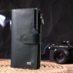 Кошелек Canpellini Из натуральной кожи Зеленый Фото 8
