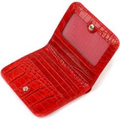 Кошелек Canpellini Из натуральной кожи Красный Фото 4