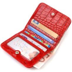 Кошелек Canpellini Из натуральной кожи Красный Фото 5