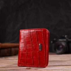 Кошелек Canpellini Из натуральной кожи Красный Фото 7