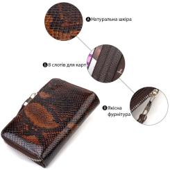Портмоне Canpellini Из натуральной кожи Разноцветное Фото 3