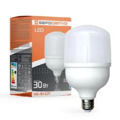 Лампочка Євросвітло 30Вт 4200К (VIS-30-E27) Фото