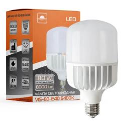 Лампочка Євросвітло 80Вт 6400К (VIS-80-E40) Фото