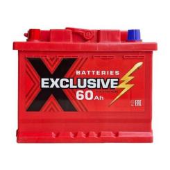 Аккумулятор автомобильный EXCLUSIVE 60Ah (+/-) (500EN) Фото