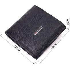 Портмоне Karya Из натуральной кожи Черное Фото 2