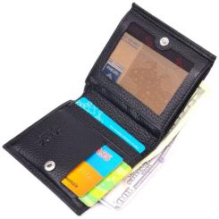 Портмоне Karya Из натуральной кожи Черное Фото 5