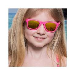 Детские солнцезащитные очки Koolsun Wave, 1-5 років, неоново-рожев Фото 4