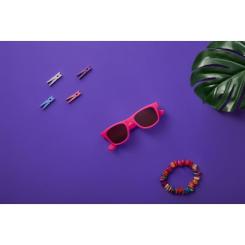 Детские солнцезащитные очки Koolsun Wave, 1-5 років, неоново-рожев Фото 5