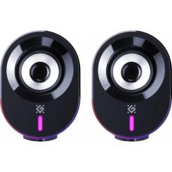 Акустическая система Defender Solar 8 LED Bluetooth USB Black Фото 1