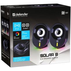 Акустическая система Defender Solar 8 LED Bluetooth USB Black Фото 8