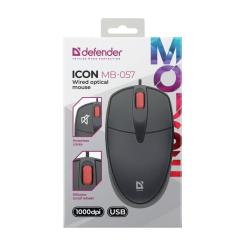Мышка Defender Icon MB-057 USB Black Фото 3