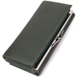 Кошелек ST Leather Из натуральной кожи Зеленый Фото 1