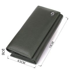 Кошелек ST Leather Из натуральной кожи Зеленый Фото 2