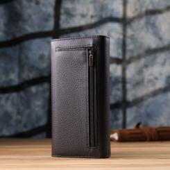 Кошелек ST Leather Из натуральной кожи Черный Фото 9