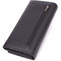Кошелек ST Leather Из натуральной кожи Черный Фото 1