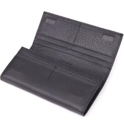 Кошелек ST Leather Из натуральной кожи Черный Фото 4