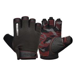 Перчатки для фитнеса RDX T2 Half Red L Фото