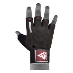 Перчатки для фитнеса RDX T2 Half Red L Фото 1
