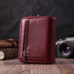 Кошелек ST Leather Из натуральной кожи Бордовый Фото 9