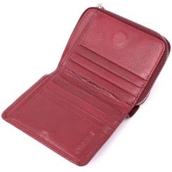 Кошелек ST Leather Из натуральной кожи Бордовый Фото 4
