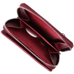 Кошелек ST Leather Из натуральной кожи Бордовый Фото 6