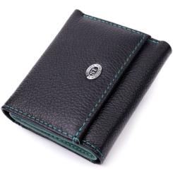 Кошелек ST Leather Из натуральной кожи Черный Фото
