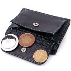 Кошелек ST Leather Из натуральной кожи Черный Фото 6