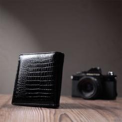 Кошелек ST Leather Из натуральной кожи Черный Фото 9