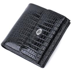 Кошелек ST Leather Из натуральной кожи Черный Фото