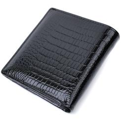 Кошелек ST Leather Из натуральной кожи Черный Фото 1