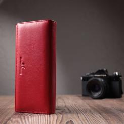 Кошелек ST Leather Из натуральной кожи Красный Фото 10