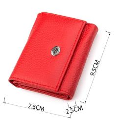Кошелек ST Leather Красный Фото 2