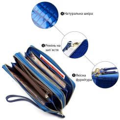 Кошелек ST Leather Синий Фото 3