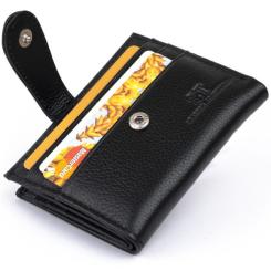 Кошелек ST Leather Чорний Фото 1