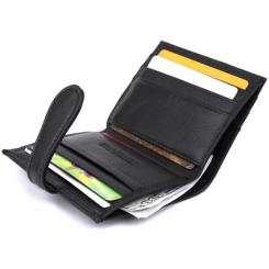 Кошелек ST Leather Чорний Фото 2