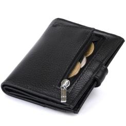 Кошелек ST Leather Чорний Фото 3