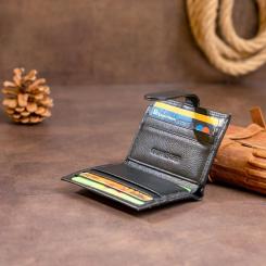 Кошелек ST Leather Чорний Фото 7