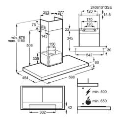 Вытяжка кухонная Electrolux LFT816K Фото 10