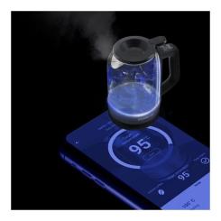 Электрочайник Polaris PWK 17107CGLD WIFI IQ Home Чорний Фото 7