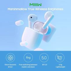 Наушники Xiaomi MiiiW TWS Wireless Earbuds Marshmallow White Фото 3