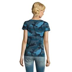 Футболка Sol's Camo women синій камо M Фото 2